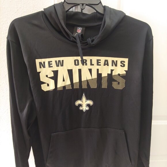 New Orleans Saints Hoodie Sweatshirt Mens Large NFL Combine Performance New Era - Picture 2 of 6
